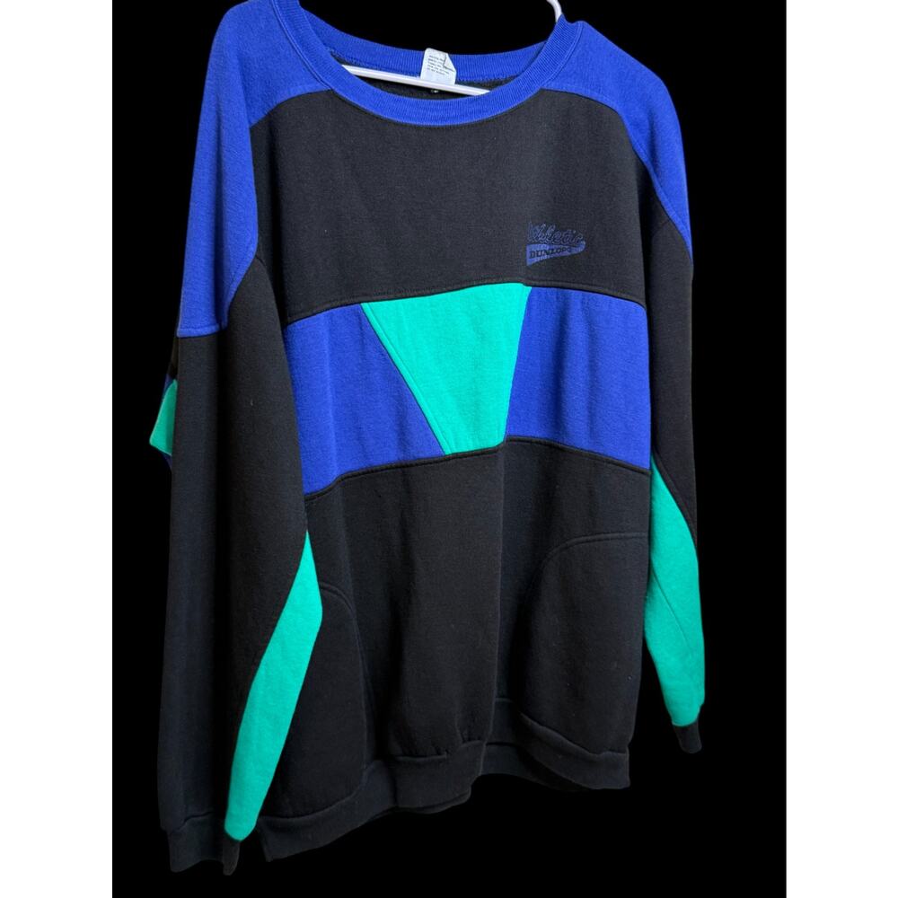 Dunlop Athletic Mens Tennis Vintage 80s 90s Color Block Sz: XL Single Stitch D10